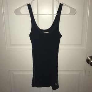 Abercrombie Navy Blue Ribbed Tank Top
